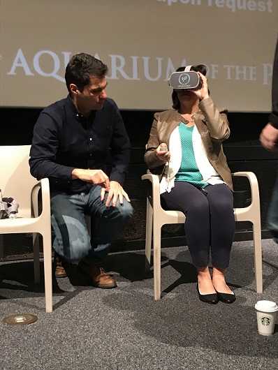 Juliano Calil and ImageCat's Georgiana Esquivias